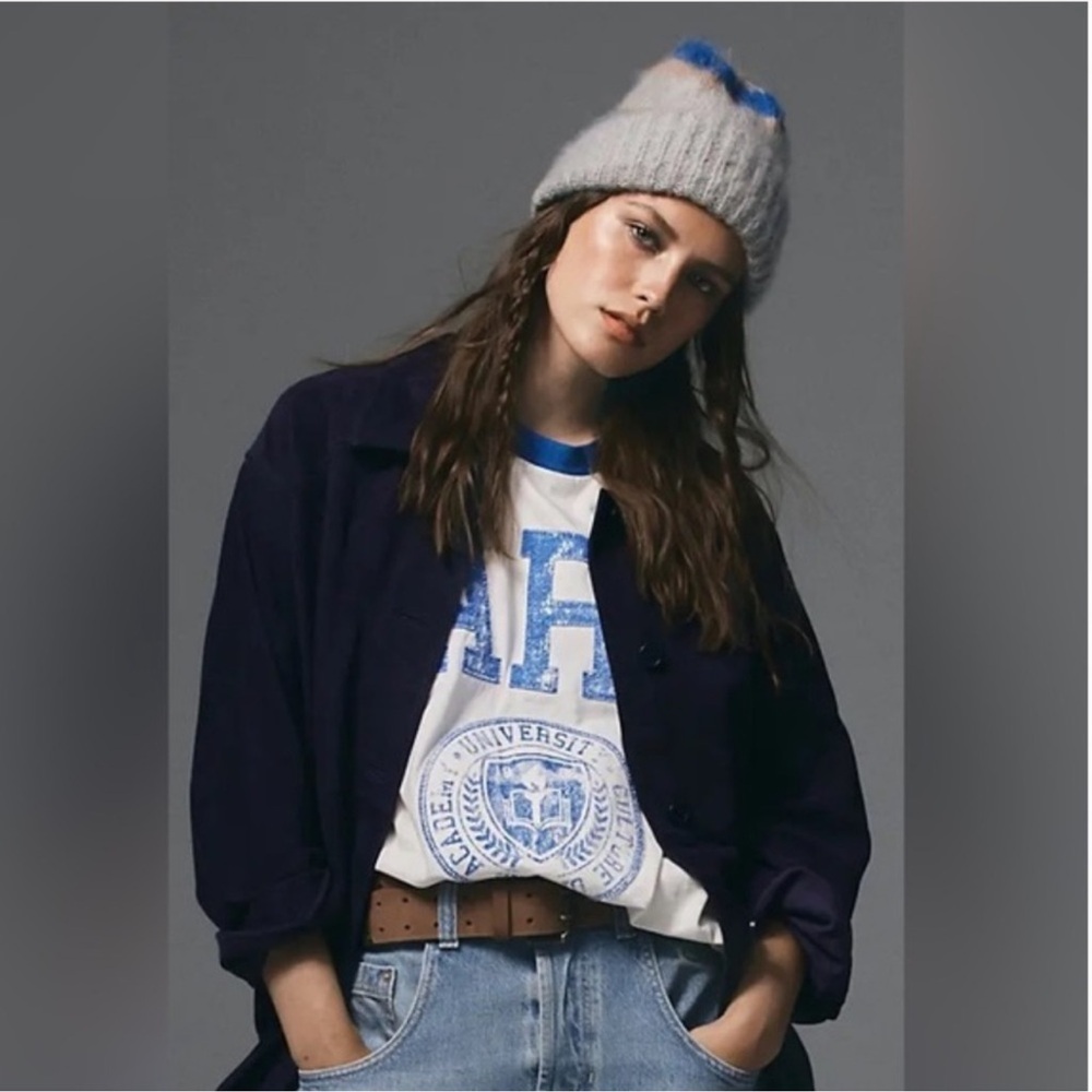 Free People: The Grove Striped Beanie NWT - Picture 2 of 3